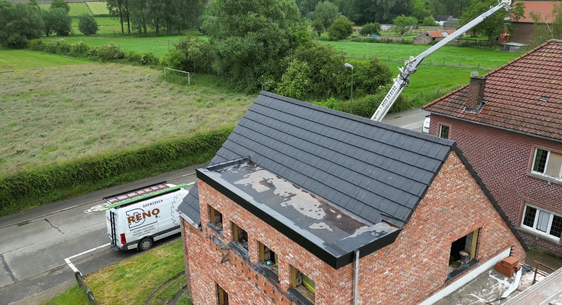 Pitched & flat roof, carpentry
