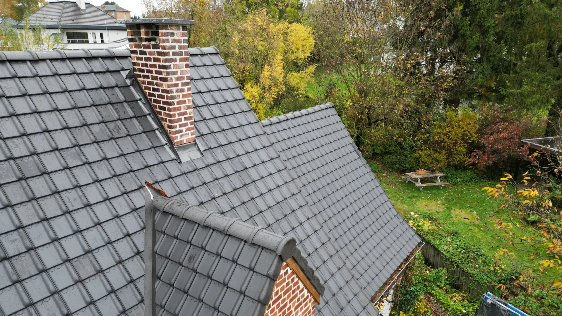 Detail van Een familiewoning, opnieuw geboren