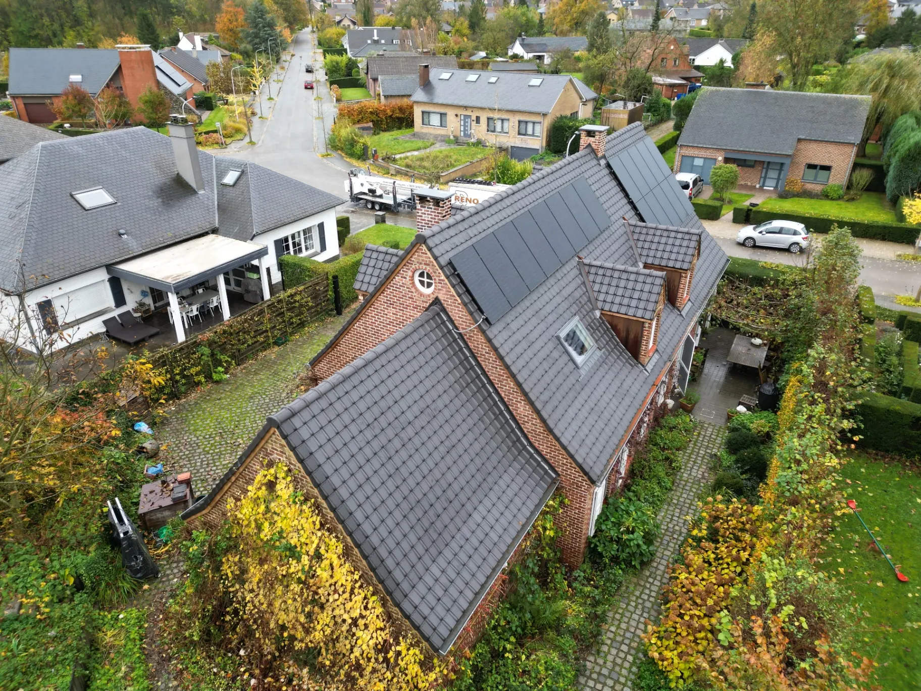 Architecturaal zicht op Een familiewoning, opnieuw geboren